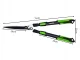 Telescopic Hedge Shears DIVODV 96cm, Black/Green