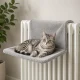 Hanging Cat Hammock Bed for Radiator, Light Grey, 31x46 cm