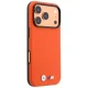 BMW M Quadrille Kevlar Metal Logo MagSafe vāciņš iPhone 17/18 Pro Max, oranžs