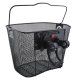 Velosipēda grozs metāla, melns | Bicycle Basket
