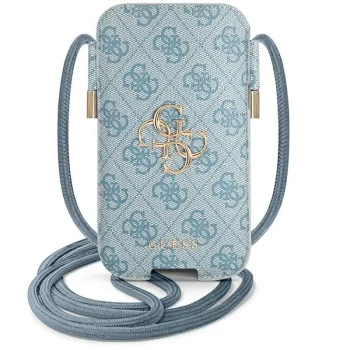 Сумка для телефона Guess (6.7") GUPHL4GMGBL 4G Big Metal Logo, синяя