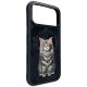 Nimmy Lucky Cat MagSafe Vāciņš priekš iPhone 17 Pro - Melns | Phone Case Cover