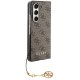 Guess Samsung Galaxy Z Fold 5 Case 4G Charm, Brown