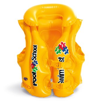 Intex 58660 piepūšamā peldveste bērniem, 50x47 cm