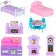 Bērnu Rotaļu Leļļu Māja ar Mēbelēm un Dzīvniekiem DIY Konstruktors | Kids Toy Dollhouse with Furniture and...