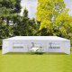Garden Party Tent Commercial Pavilion MultiGarden 3x9m, white