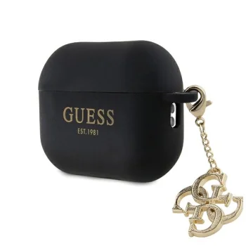 Guess AirPods Pro 2 чехол Silicone 4G Strassed Charm, черный