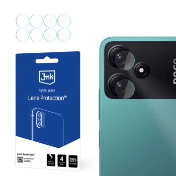 Гибридное защитное стекло 3mk Lens Protection™ для камеры Poco M6 Pro 5G