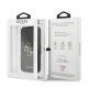 Apple iPhone 13 Pro 6.1\" Guess 4G Big Metal Logo Book Case Cover (GUBKP13L4GMGGR), Grey