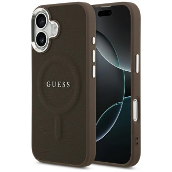 Guess Classic Logo MagSafe vāciņš iPhone 17 – brūns | Phone Case Cover