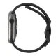 UAG Scout siksniņa Apple Watch 1 / 2 3 (42mm) 4 5 6 (44mm) - Melna | Strap for Black