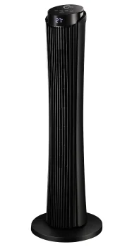Tower Fan Carruzzo with Ionization and Remote Control, black