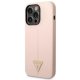 Guess Silicone Triangle Case for iPhone 14 Pro Pink