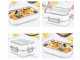 Electric Heated Lunchbox, 12V/220V, 900 ml, White
