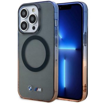 BMW iPhone 14 Pro Max Case Gradient Bumper MagSafe, Grey