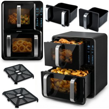 Divkameru vertikālais karstā gaisa cepējs 12L Berdsen 2800W BD-664