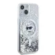 Karl Lagerfeld iPhone 13 / 14 / 15 Case Liquid Glitter Choupette Head MagSafe, Transparent
