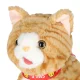 Интерактивный игрушечный котенок на поводке, бежевый