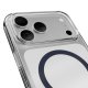 Puro iPhone 17 Pro Max Case Lite Mag, Transparent with Blue Ring