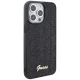 Guess Disco Metal Script telefona vāciņš iPhone 15 Pro Max - melns | case for black