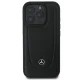 Mercedes iPhone 16 Pro vāciņš Leather Urban, melns