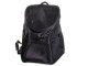 Front pet carrier backpack for dog or cat, black