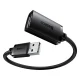 Удлинительный кабель USB 2.0 Baseus AirJoy Series 0.5м, черный
