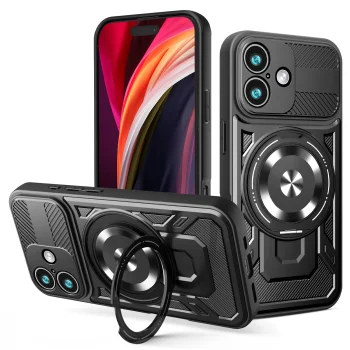 TFO Defender Armor Mag vāciņš priekš iPhone 17 6.3", melns