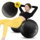 Гимнастический мяч 4FIZJO Peanut Air Ball 45 x 90 см, черный