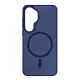 Чехол 3mk Smoke MagCase для Samsung Galaxy S25, синий полупрозрачный