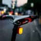 Maclean MCE355 aizmugurējais velosipēda lukturis, USB, 125lm