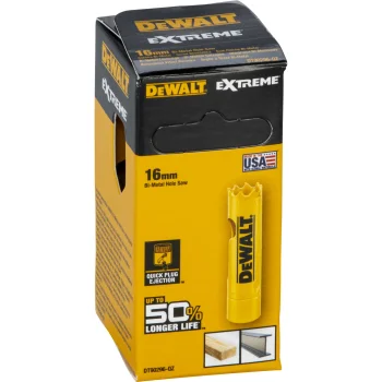 Биметаллическая коронка DeWalt DT90296-QZ по дереву и металлу, 16 мм
