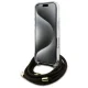 Guess iPhone 16 vāciņš Crossbody Cord 4G Print ar aukliņu, brūns