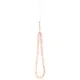 Guess IML Flowers Electro Pearl Strap MagSafe vāciņš iPhone 17 Pro, Rozā