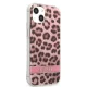 Apple iPhone 13 mini 5.4\'\' Guess Leopard Case Cover (GUHCP13SHSLEOP), Pink | Чехол Кейс Бампер...