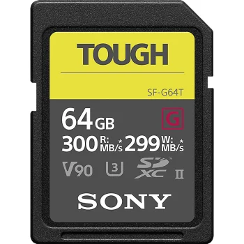 Sony Tough Series SDXC Memory Card 64GB UHS-II U3 V90 SFG64T.SYM