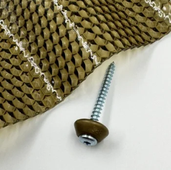 Fastening Screws for Wood with Gasket 5x50 mm MK PC DIAMONDS, 50 pcs, Bronze