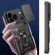 Hybrid Armor Camshield iPhone 17 Pro vāciņš ar statīvu un kameras aizsargu, melns