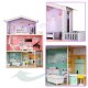 Деревянный Кукольный Дом с Мебелью Конструктор DIY 117 см | Wooden Pastel...