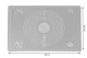 Virtuves Silikona Paklājiņš Mīklas Rullēšanai un Cepšanai, 64x45 cm | Non-slip Silicone Pastry Baking Dough...