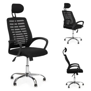 Ergonomisks grozāms biroja krēsls Modernhome ar galvas balstu