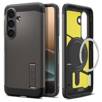 Чехол Spigen Tough Armor Mag для Samsung Galaxy S26, серый