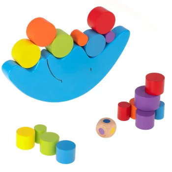 Koka balansēšanas spēle Mēness Montessori