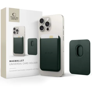 Tech-Protect MagWallet MagSafe karšu maciņš zaļš