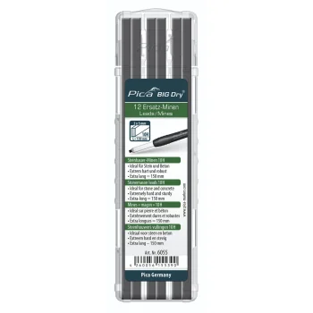 Pica BIG DRY Stonemason Refill Leads 10H, 12 pcs