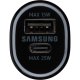 Samsung EP-L4020NBEGEU 40W USB-C / USB-A auto lādētājs, melns