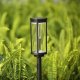 Solar Garden Path Light Forever Light SUNARI FLS-97 Classic Post LED 3000K 500mAh, Black