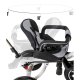 Bērnu Trīsritenis Ratiņi Tricikls TRIKE FIX V3, Melns | Kids Baby Trolley Bike Tricycle Stroller Buggy