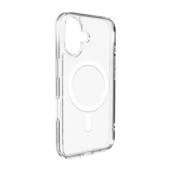 Puro iPhone 17 vāciņš Lite Mag, caurspīdīgs ar baltu gredzenu