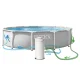 Karkasa baseins Intex 26712ND 366 x 76 cm ar filtrācijas sūkni un pārsegu